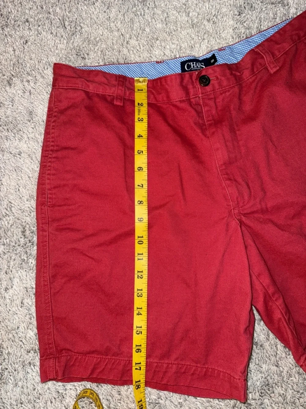 Chaps Red Flat Front Men's Shorts preppy golf casual colorful men’s 36 GUC